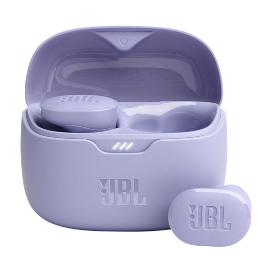 JBL Tune Buds - Purple - True wireless Noise Cancelling earbuds - Hero